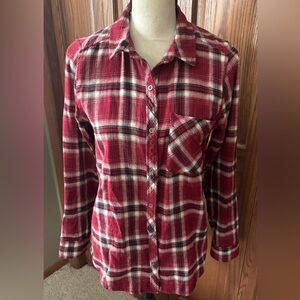 Staccato Plaid Flannel Shirt